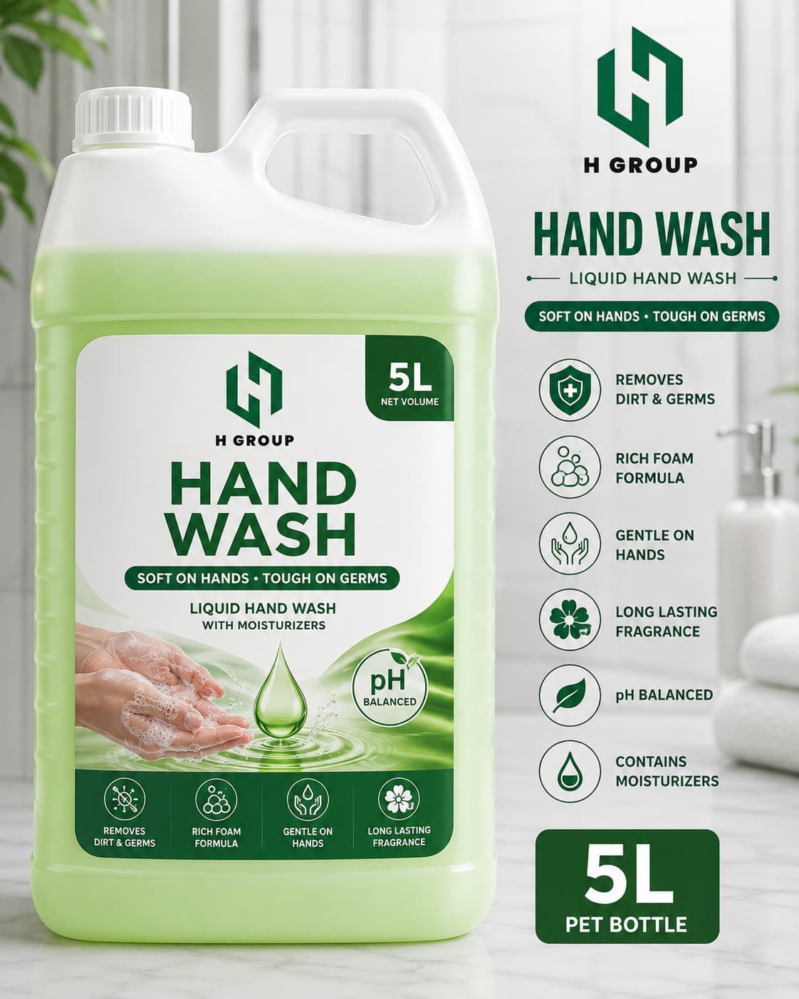H Group hand wash