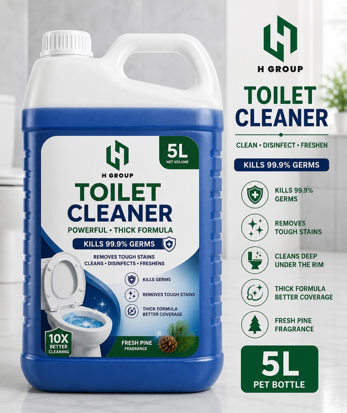 H Group toilet cleaner